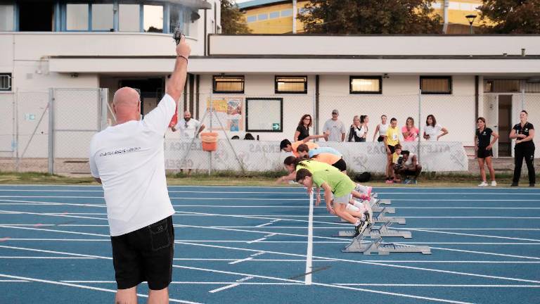 La pista dell’impianto di atletica in zona ippodromo La pista dell’impianto di atletica in zona ippodromo