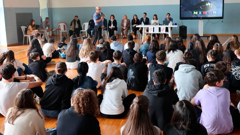 L’incontro di oggi con gli studenti L’incontro di oggi con gli studenti