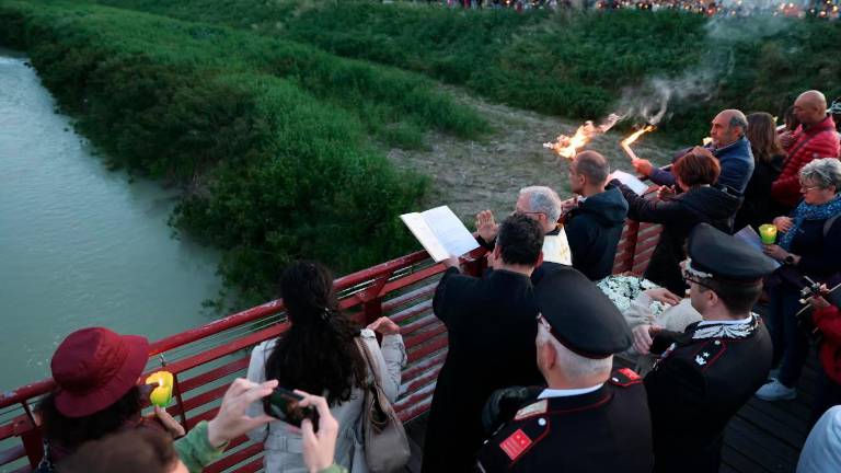 La benedizione del fiume Savio La benedizione del fiume Savio