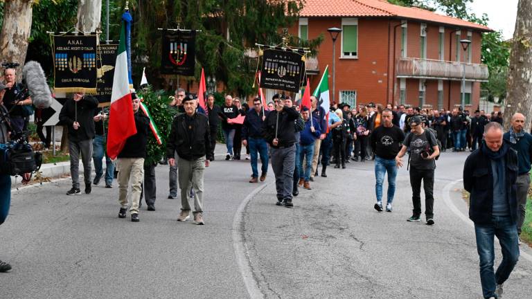 A Predappio adunata silenziosa per l’anniversario della Marcia su Roma A Predappio adunata silenziosa per l’anniversario della Marcia su Roma