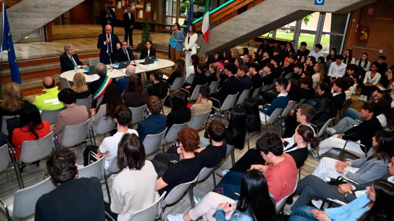 Forlì, il ministro Valditara al “Matteucci”: “Il rispetto della donna ora è materia di apprendimento a scuola” VIDEO GALLERY Forlì, il ministro Valditara al “Matteucci”: “Il rispetto della donna ora è materia di apprendimento a scuola” VIDEO GALLERY