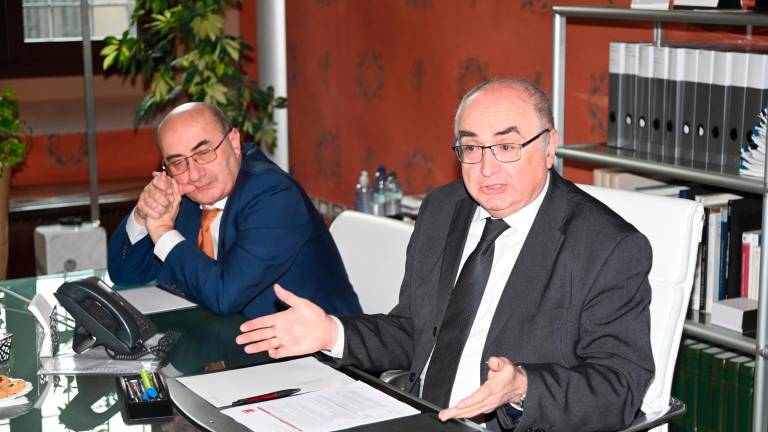 Da sinistra Gianfranco Brunelli e Maurizio Gardini Da sinistra Gianfranco Brunelli e Maurizio Gardini