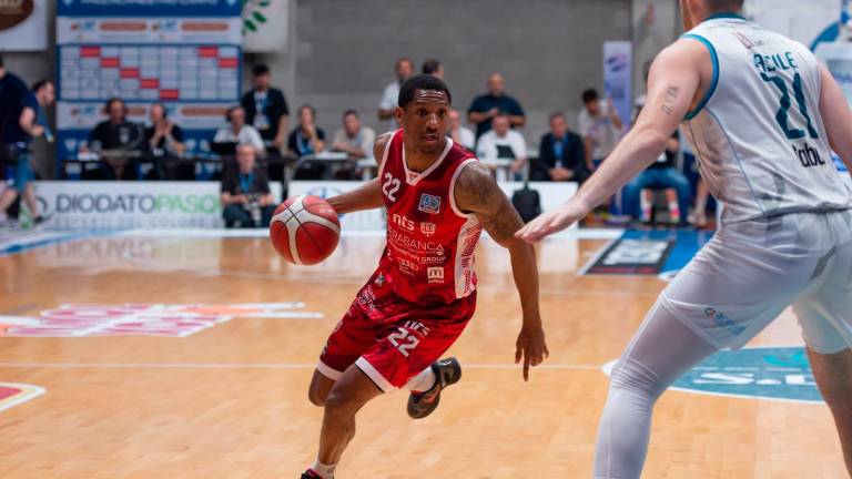 Gerald Robinson, il migliore di RivieraBanca in garatre Gerald Robinson, il migliore di RivieraBanca in garatre