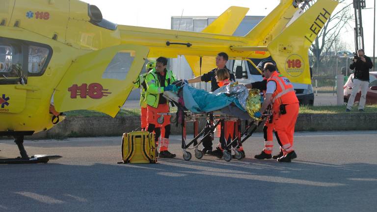 Il giorno dell’incidente nell’azienda di via Faentina Il giorno dell’incidente nell’azienda di via Faentina