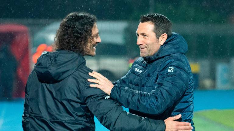 L’ex tecnico ascolano Mirko Cudini che piaceva al Rimini due anni fa e Antonio Buscè L’ex tecnico ascolano Mirko Cudini che piaceva al Rimini due anni fa e Antonio Buscè