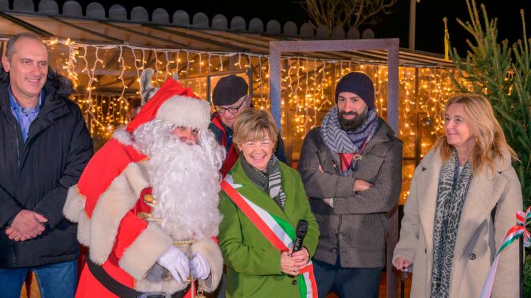 Babbo Natale è arrivato a Riccione con i lama Luna, Terra e Forza. Inaugurato il Giardino sul mare col bosco illuminato Babbo Natale è arrivato a Riccione con i lama Luna, Terra e Forza. Inaugurato il Giardino sul mare col bosco illuminato