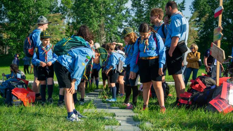 Rimini. Festa al parco per i primi cento anni degli scout Rimini. Festa al parco per i primi cento anni degli scout