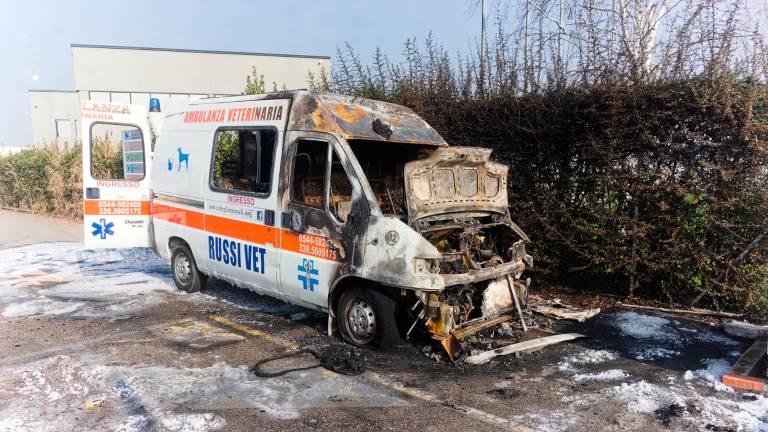 Incendiata l’ambulanza veterinaria della clinica di Russi Incendiata l’ambulanza veterinaria della clinica di Russi