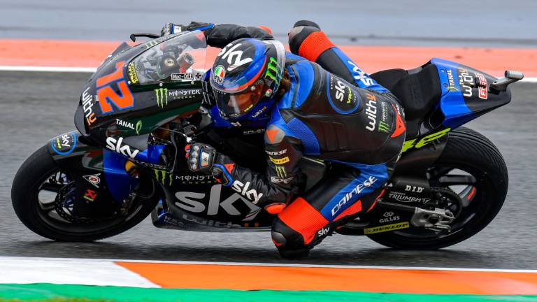 Moto2: Simone Corsi dalla Q1 alla pole position, Bezzecchi 11° Moto2: Simone Corsi dalla Q1 alla pole position, Bezzecchi 11°
