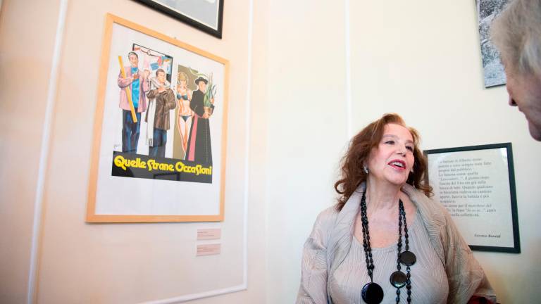 Stefania Sandrelli tiene a battesimo la mostra dedicata a Sordi al Grand Hotel di Rimini / GALLERY Stefania Sandrelli tiene a battesimo la mostra dedicata a Sordi al Grand Hotel di Rimini / GALLERY