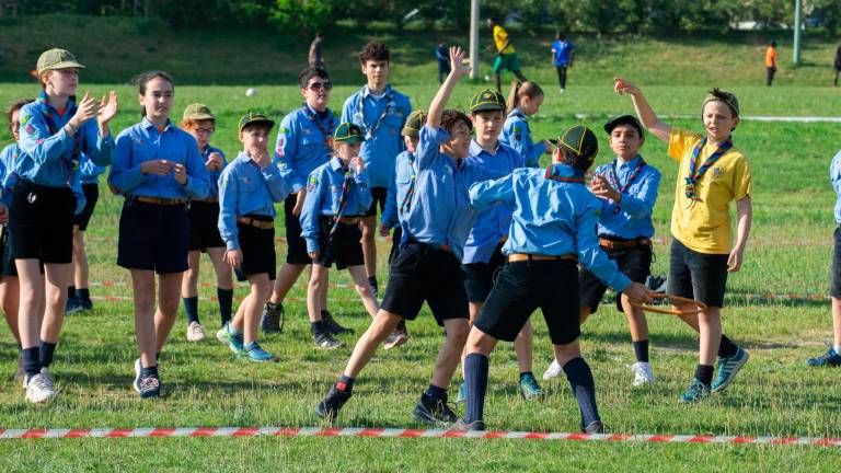 Rimini. Festa al parco per i primi cento anni degli scout Rimini. Festa al parco per i primi cento anni degli scout