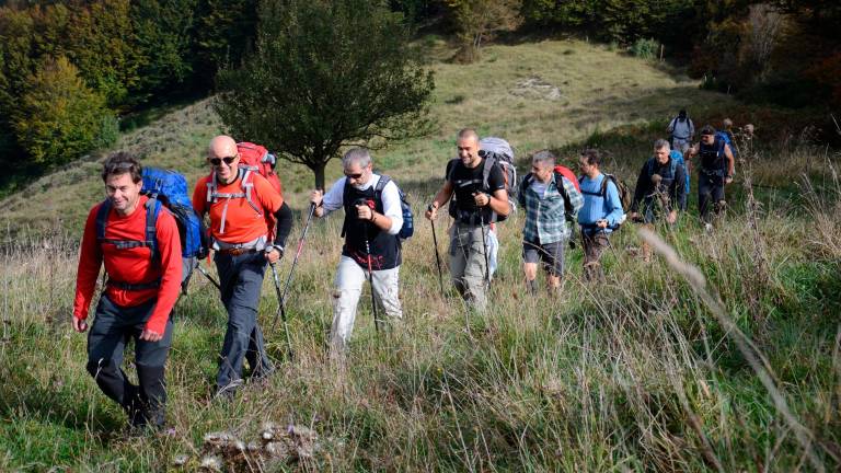 I podoeroi in un sentiero sull’Appennino I podoeroi in un sentiero sull’Appennino
