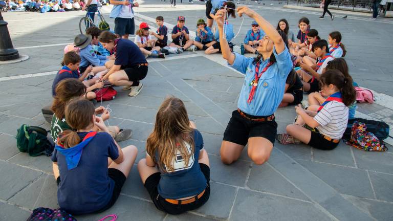 Rimini. Festa al parco per i primi cento anni degli scout Rimini. Festa al parco per i primi cento anni degli scout