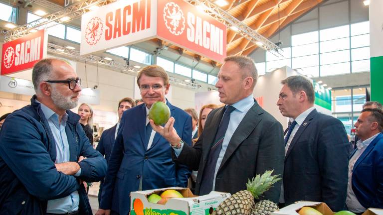 Francesco Lollobrigida, ministro dell’agricoltura, della sovranità alimentare e delle foreste, al Macfrut 2024 Francesco Lollobrigida, ministro dell’agricoltura, della sovranità alimentare e delle foreste, al Macfrut 2024