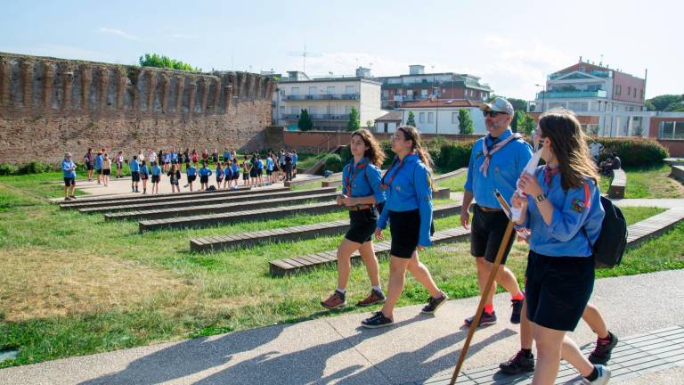 Rimini. Festa al parco per i primi cento anni degli scout Rimini. Festa al parco per i primi cento anni degli scout