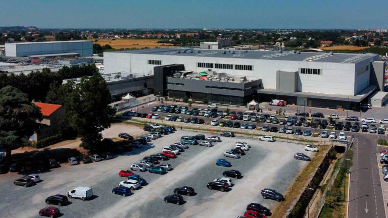 Lo stabilimento di Amadori a San Vittore di Cesena Lo stabilimento di Amadori a San Vittore di Cesena