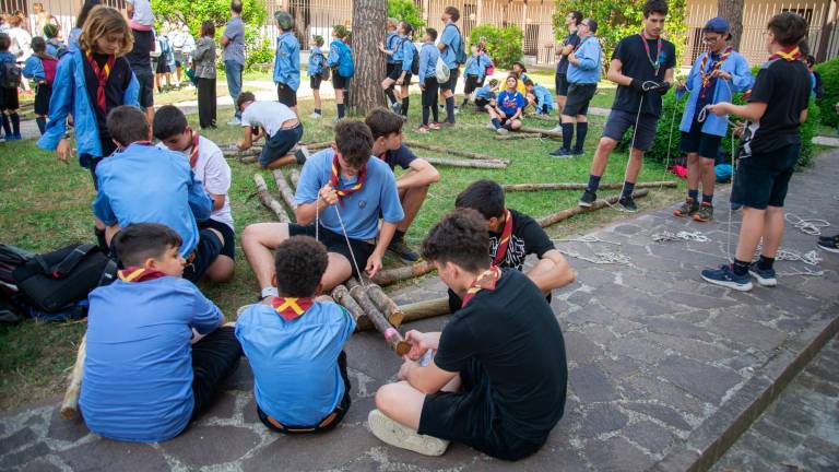 Rimini. Festa al parco per i primi cento anni degli scout Rimini. Festa al parco per i primi cento anni degli scout