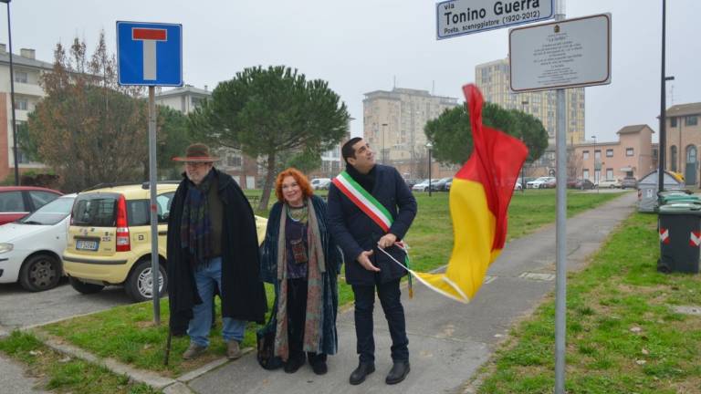 Ravenna, una via per Tonino Guerra Ravenna, una via per Tonino Guerra