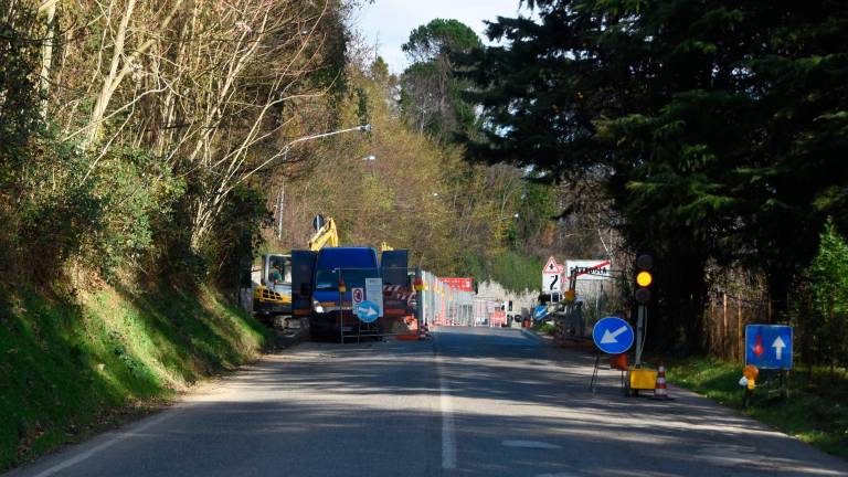 Un cantiere collinare Un cantiere collinare