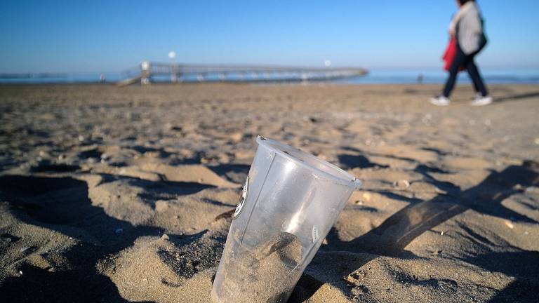 La spiaggia di Rimini dice addio alla plastica La spiaggia di Rimini dice addio alla plastica