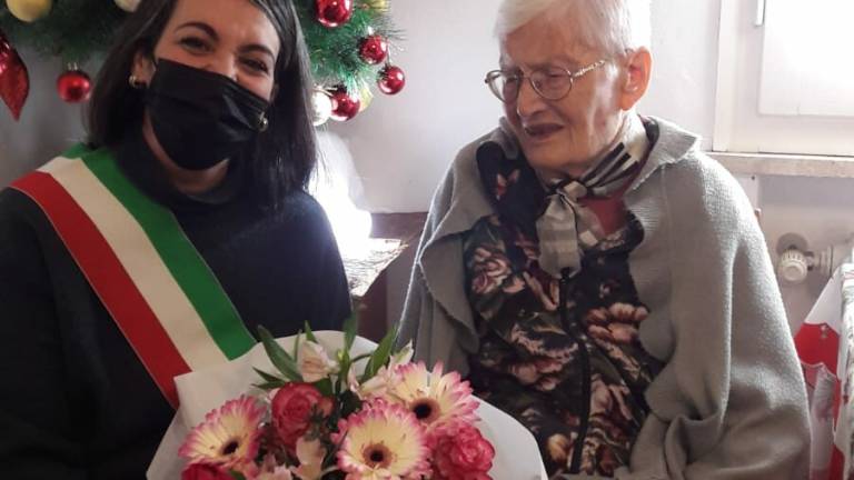 Ravenna, i 100 anni di Pia Amici, colonna della Cgil Ravenna, i 100 anni di Pia Amici, colonna della Cgil