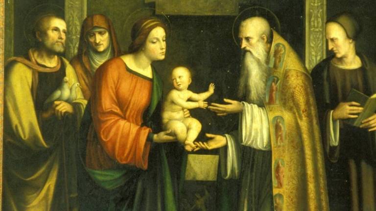 Radiografia per la pala custodita alla Basilica del Monte di Cesena Radiografia per la pala custodita alla Basilica del Monte di Cesena
