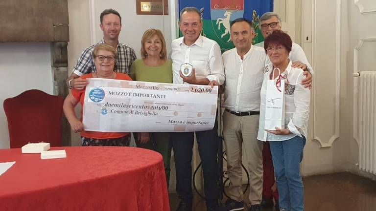 Brisighella, da Mozzo è importante una donazione di 2.620 euro Brisighella, da Mozzo è importante una donazione di 2.620 euro