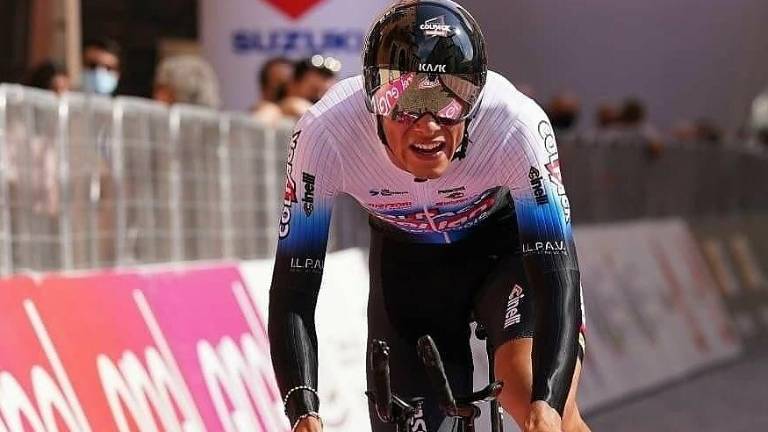 Ciclismo Giro d'Italia U23, Filippo Baroncini vince la cronometro Ciclismo Giro d'Italia U23, Filippo Baroncini vince la cronometro