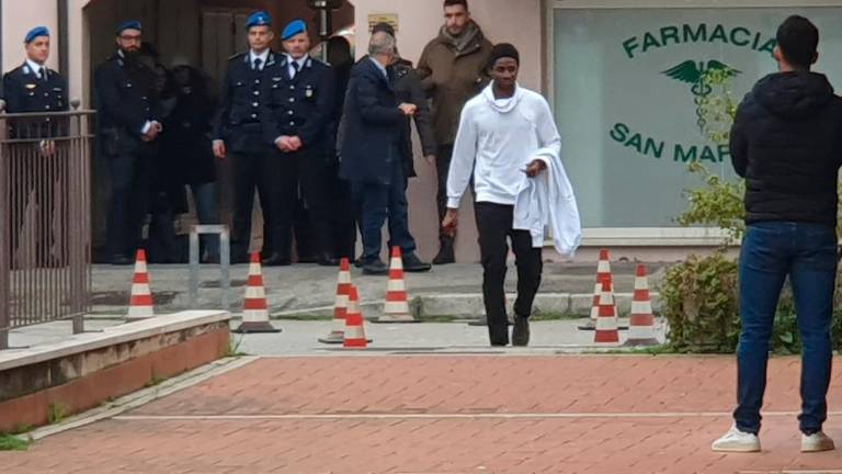 Louis Dassilva oggi durante la replica della camminata (foto e video Manuel Migliorini) Louis Dassilva oggi durante la replica della camminata (foto e video Manuel Migliorini)