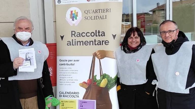 Savignano, la generosità di Quartieri solidali vale 160 scatoloni per la Caritas Savignano, la generosità di Quartieri solidali vale 160 scatoloni per la Caritas