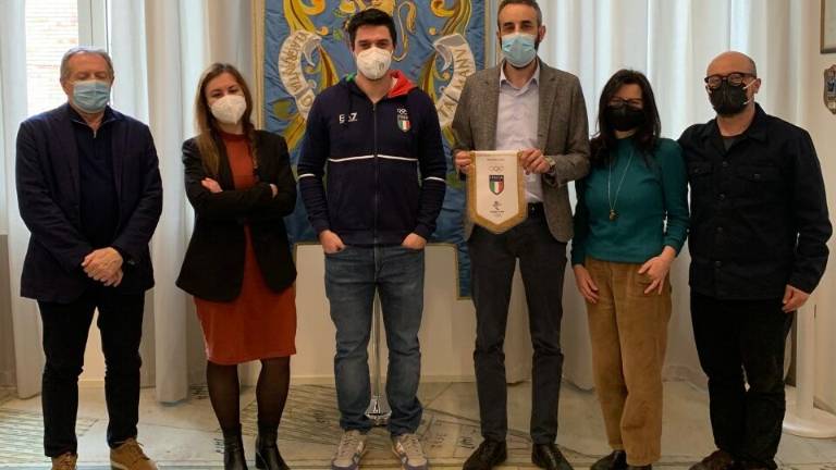 Cotignola, il Comune incontra Lorenzo Bilotti, l'atleta olimpico di Pechino Cotignola, il Comune incontra Lorenzo Bilotti, l'atleta olimpico di Pechino