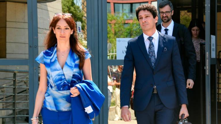 Gli avvocati Monica e Marco Lunedei, legali di parte civile dei familiari di Pierina Paganelli (foto Migliorini) Gli avvocati Monica e Marco Lunedei, legali di parte civile dei familiari di Pierina Paganelli (foto Migliorini)