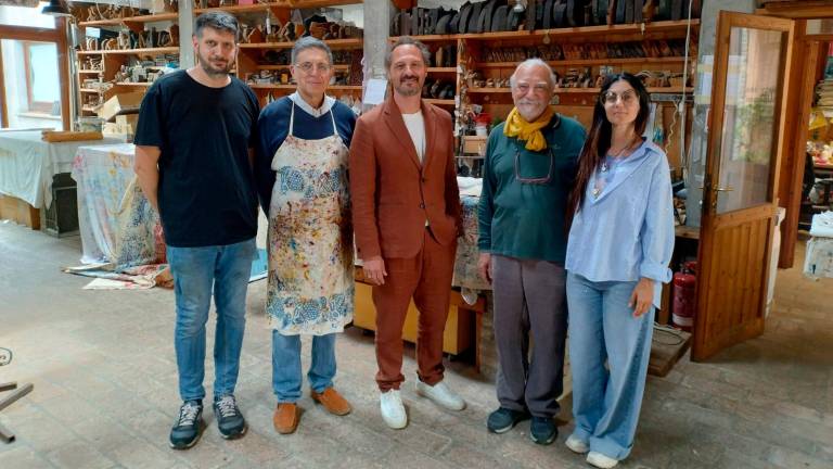 I Pascucci con Troiano (al centro) I Pascucci con Troiano (al centro)