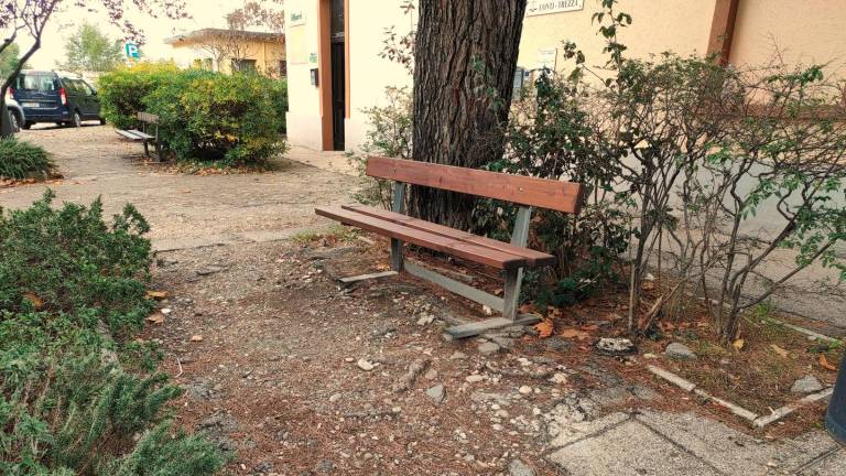 Il degrado delle aree esterne alla stazione di Viserba Il degrado delle aree esterne alla stazione di Viserba