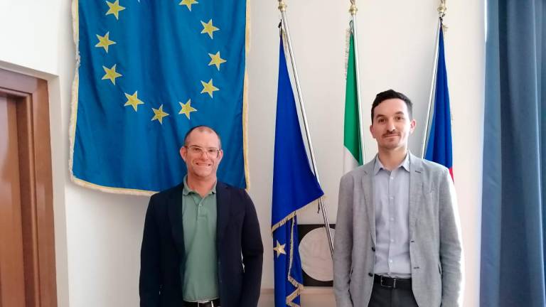 L’assessore Agostini e il sindaco Gozzoli L’assessore Agostini e il sindaco Gozzoli