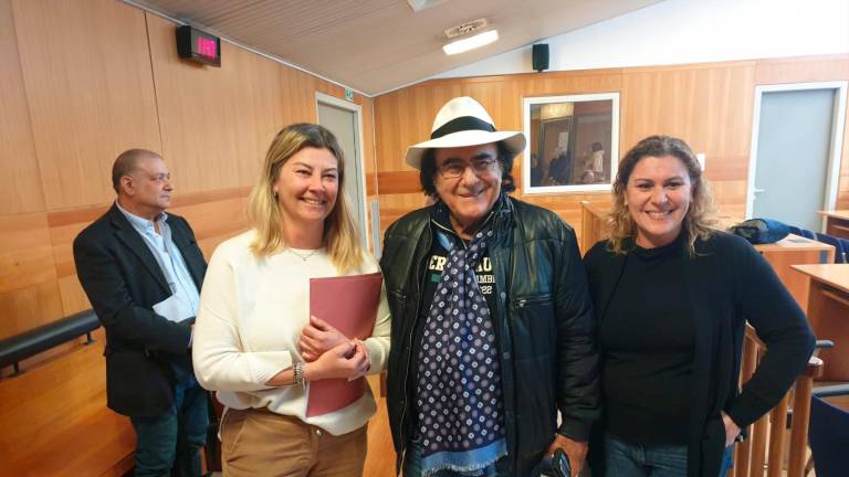 Al Bano Carrisi oggi al tribunale di Rimini Al Bano Carrisi oggi al tribunale di Rimini
