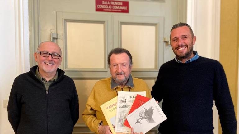 L’assessore Carlo Verona con Leonardo Belli e Paolo Zanfini L’assessore Carlo Verona con Leonardo Belli e Paolo Zanfini