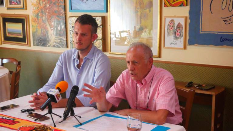 Il general manager Lorenzo Nicoletti e il presidente Mauro Montini (foto Massimo Fiorentini) Il general manager Lorenzo Nicoletti e il presidente Mauro Montini (foto Massimo Fiorentini)
