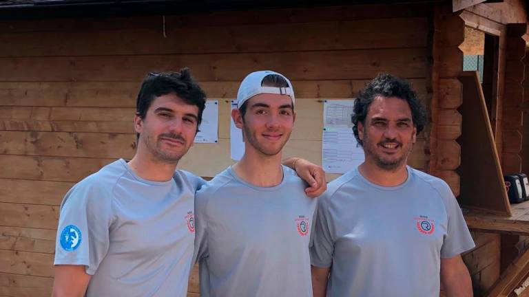 Da sinistra Giacomo Gordini, Riccardo Cicinelli ed Andrea Melandri Da sinistra Giacomo Gordini, Riccardo Cicinelli ed Andrea Melandri