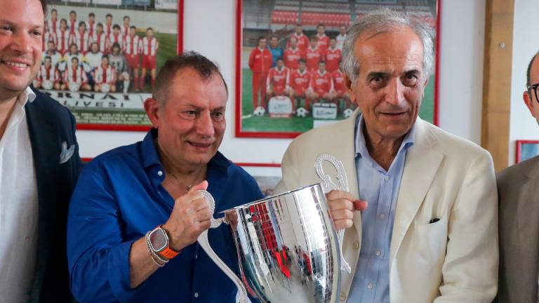 Il presidente Gianfranco Cappelli con il sindaco Gianluca Zattini Il presidente Gianfranco Cappelli con il sindaco Gianluca Zattini