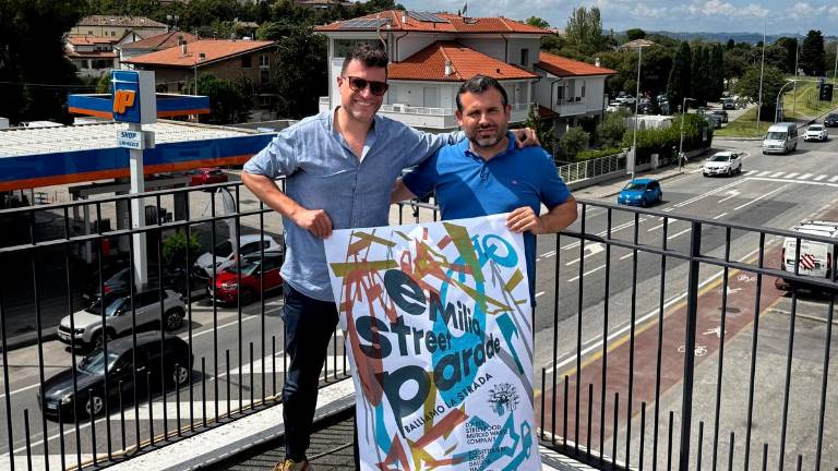 Il sindaco Filippo Sacchetti con l’organizzatore Alex Bertozzi Il sindaco Filippo Sacchetti con l’organizzatore Alex Bertozzi