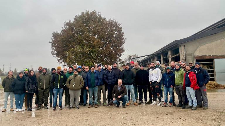 Ravenna. Giovani braccianti in visita alla Cab Terra Ravenna. Giovani braccianti in visita alla Cab Terra