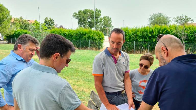 Santarcangelo: via al cantiere della nuova palestra Santarcangelo: via al cantiere della nuova palestra