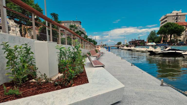 Riccione. Nuova passeggiata e nuovo verde in via Bellini Riccione. Nuova passeggiata e nuovo verde in via Bellini