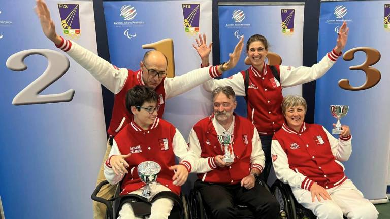 Morciano. Fabio, in sedia a rotelle, a 54 anni trionfa nella scherma Morciano. Fabio, in sedia a rotelle, a 54 anni trionfa nella scherma