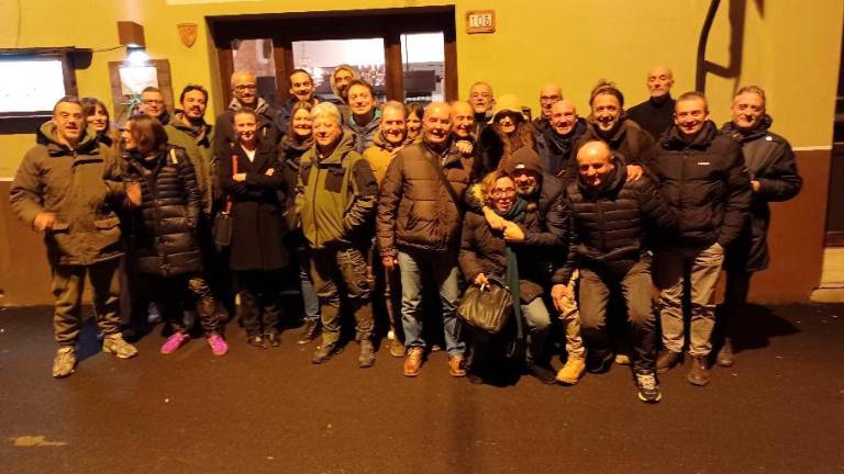 Foto di gruppo del Ct Cicconetti alla recente festa di Natale Foto di gruppo del Ct Cicconetti alla recente festa di Natale