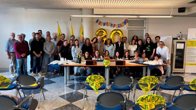 Forlì, festa speciale per gli 80 anni di Cesare Garavini, colonna della Coldiretti Forlì, festa speciale per gli 80 anni di Cesare Garavini, colonna della Coldiretti