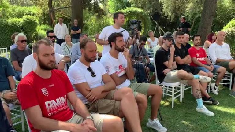 Basket A2, lo sponsor RivieraBanca: Il sogno è la Serie A. Il presidente Maggioli: Così però vi tocca spendere... VIDEO Basket A2, lo sponsor RivieraBanca: Il sogno è la Serie A. Il presidente Maggioli: Così però vi tocca spendere... VIDEO