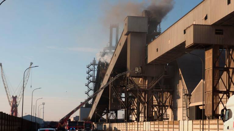Incendio a Ravenna: in fiamme il nastro trasportatore nella zona del porto - Gallery Incendio a Ravenna: in fiamme il nastro trasportatore nella zona del porto - Gallery