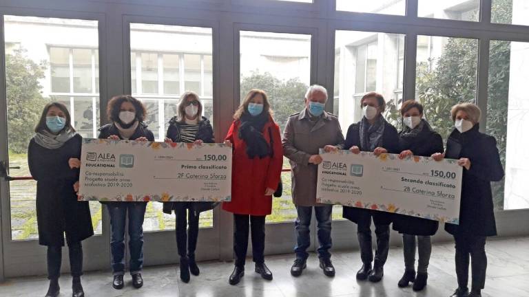 Forlì, scuole premiate da Alea Forlì, scuole premiate da Alea